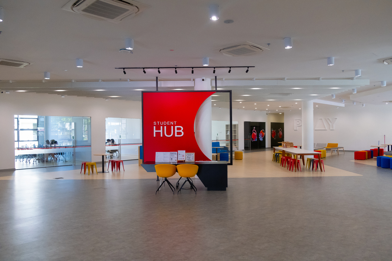 The Student Hub offers a blend of work and play so you can find your niche. 