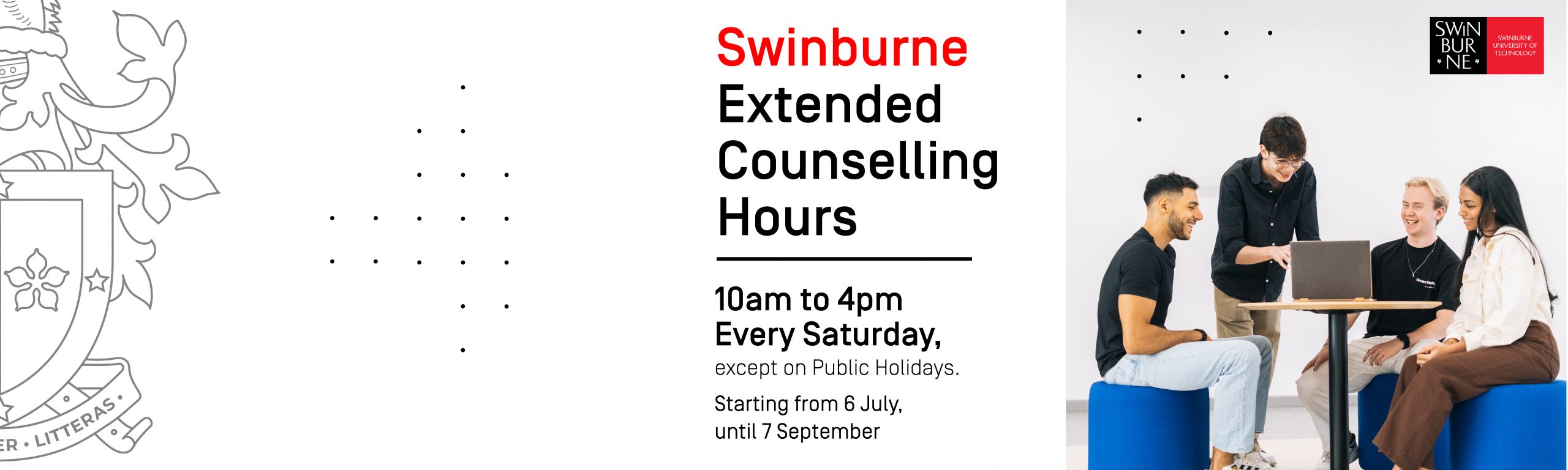 Swinburne Extended Counselling Hours